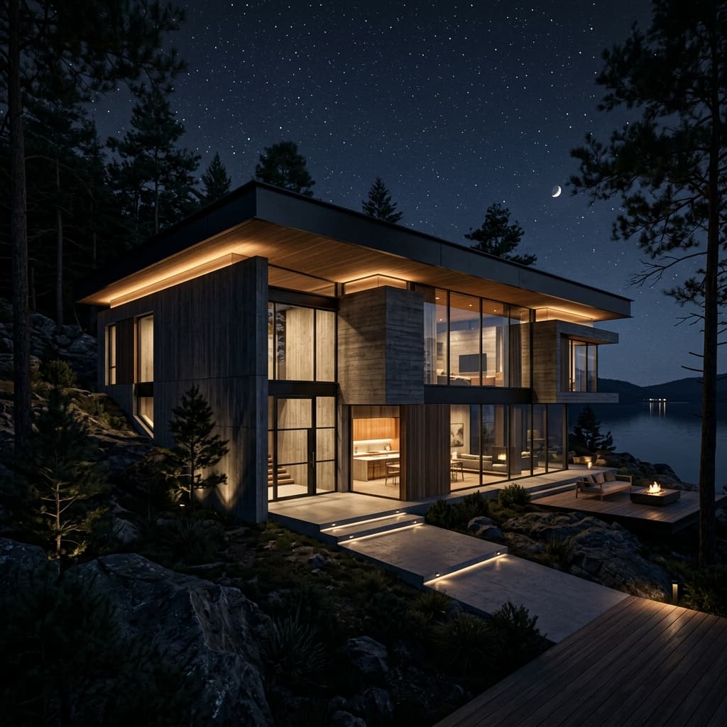 Architectural House Rendering